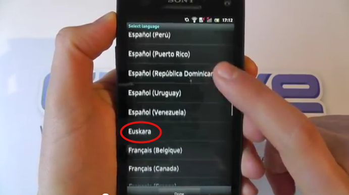 Zure telefonoa euskaraz konfiguratu nahi?